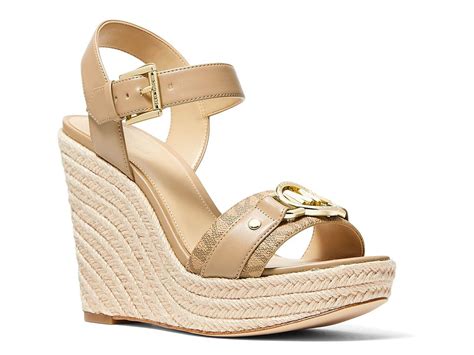 michael kors espadrille rose|michael kors espadrille wedge sandals.